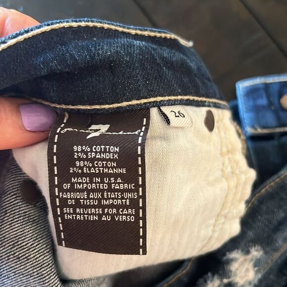 7 FOR ALL MANKIND JEANS SLIM CIGARETTE 26 - Picture 7 of 7